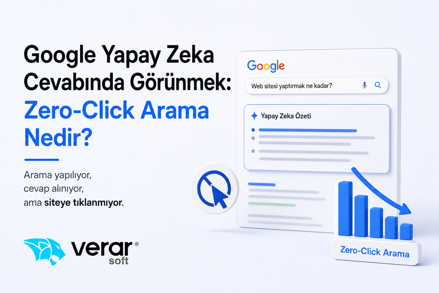 Google Yapay Zeka Cevabında Görünmek: Zero-Click Arama Nedir?